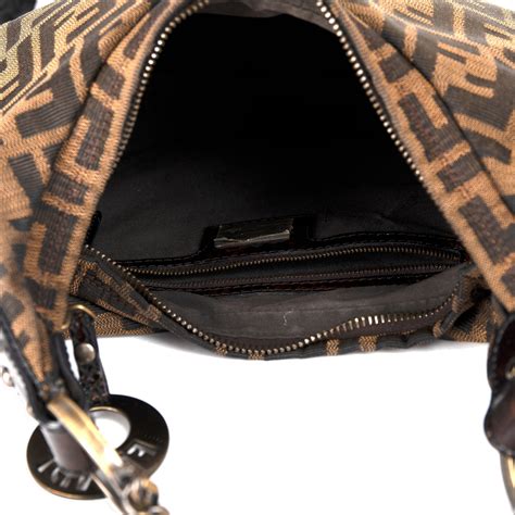 fendi zucca chef chain hobo handbag